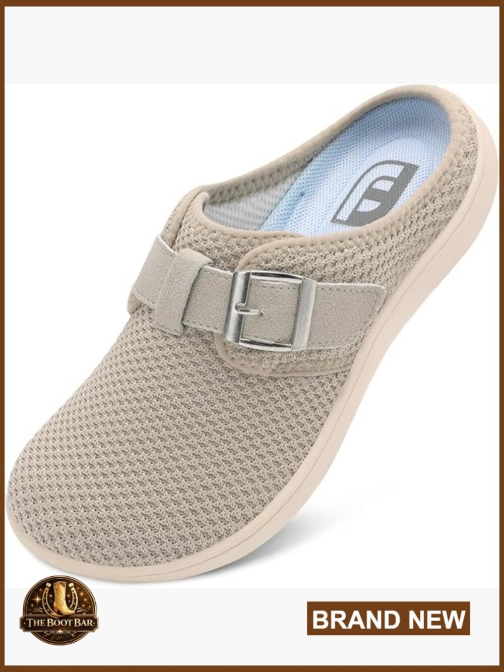 Wide Diabetic Mules Slip On Slippers Breathable Memory Foam Adjustable Clog